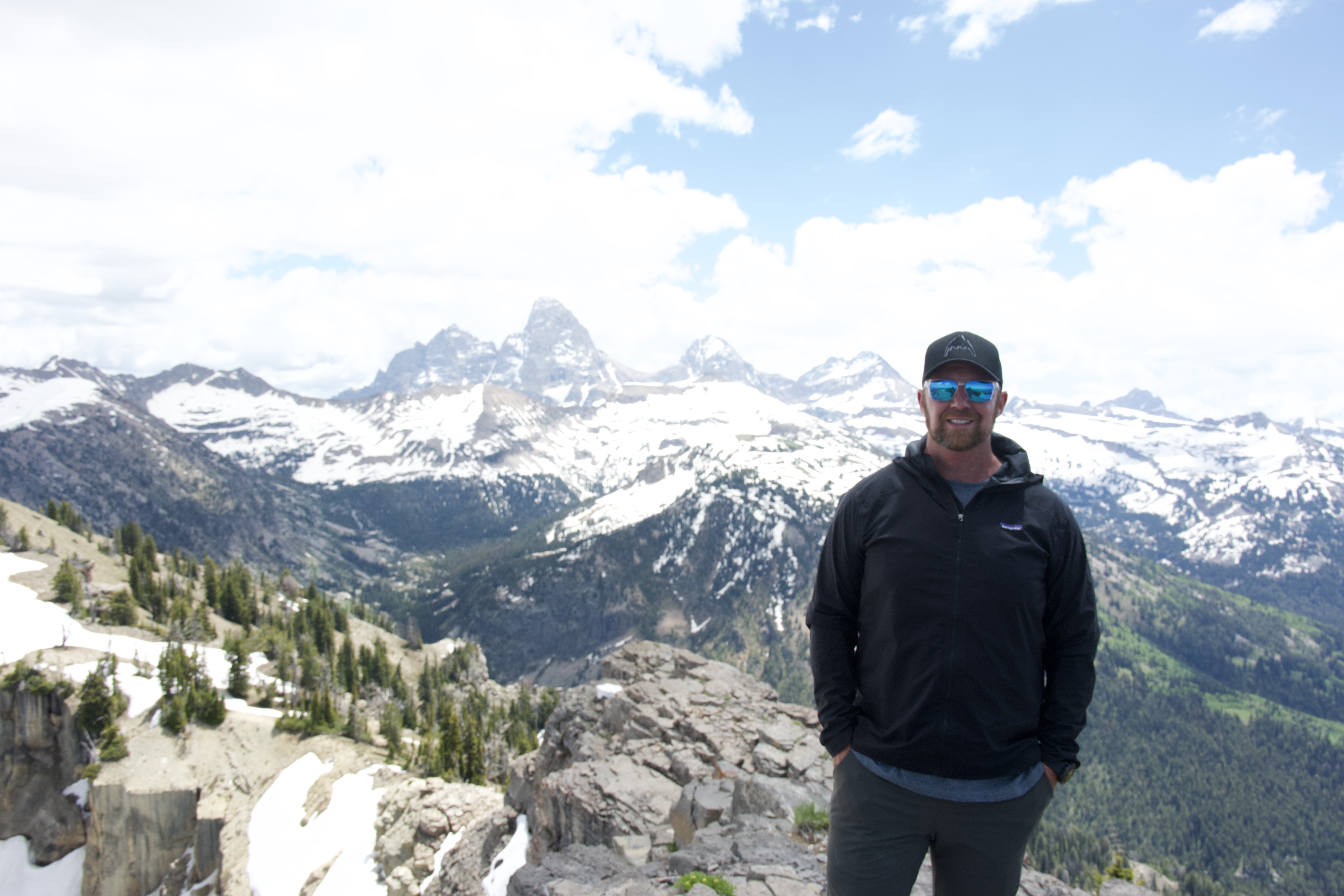Doug, owner and builder of Keystone Vans, in the mountains